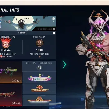 Blood Strike Accounts Others ASIA | 1 Eternal Gun: Desert Eagle|3 7DS Guns|3 TR Guns|1 OPM Gun|2 Ultra Melee|8 Ultra