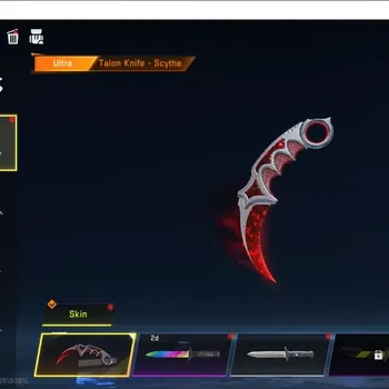 Blood Strike Accounts Rare Skin ASIA|Ultra Meele Talon Knife Scythe|7 Ultra FN2000 Phantomrift Lv3,Kar98k Dreadbind
