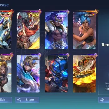 Mobile Legends: Bang Bang Accounts Others Global|Skin 291|Renowned II|Legend Saber,KOF Karina,Collector Natalia,STAR ANUAL