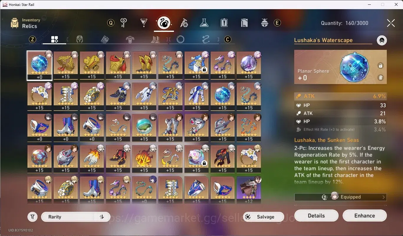 Honkai Star Rail Accounts ASIA|TL 67|6 Limited [CastoriceE1,SundayE1]+Sign,L image 13