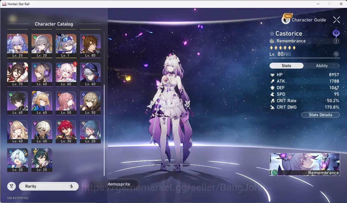 Honkai Star Rail Accounts ASIA|TL 67|6 Limited [CastoriceE1,SundayE1]+Sign,L image 3