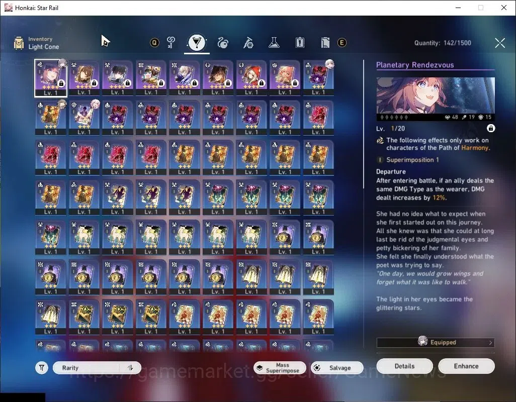Honkai Star Rail Accounts Asia|TL 6|1 Golden Companion Spirit|2 Limited| Sil image 6