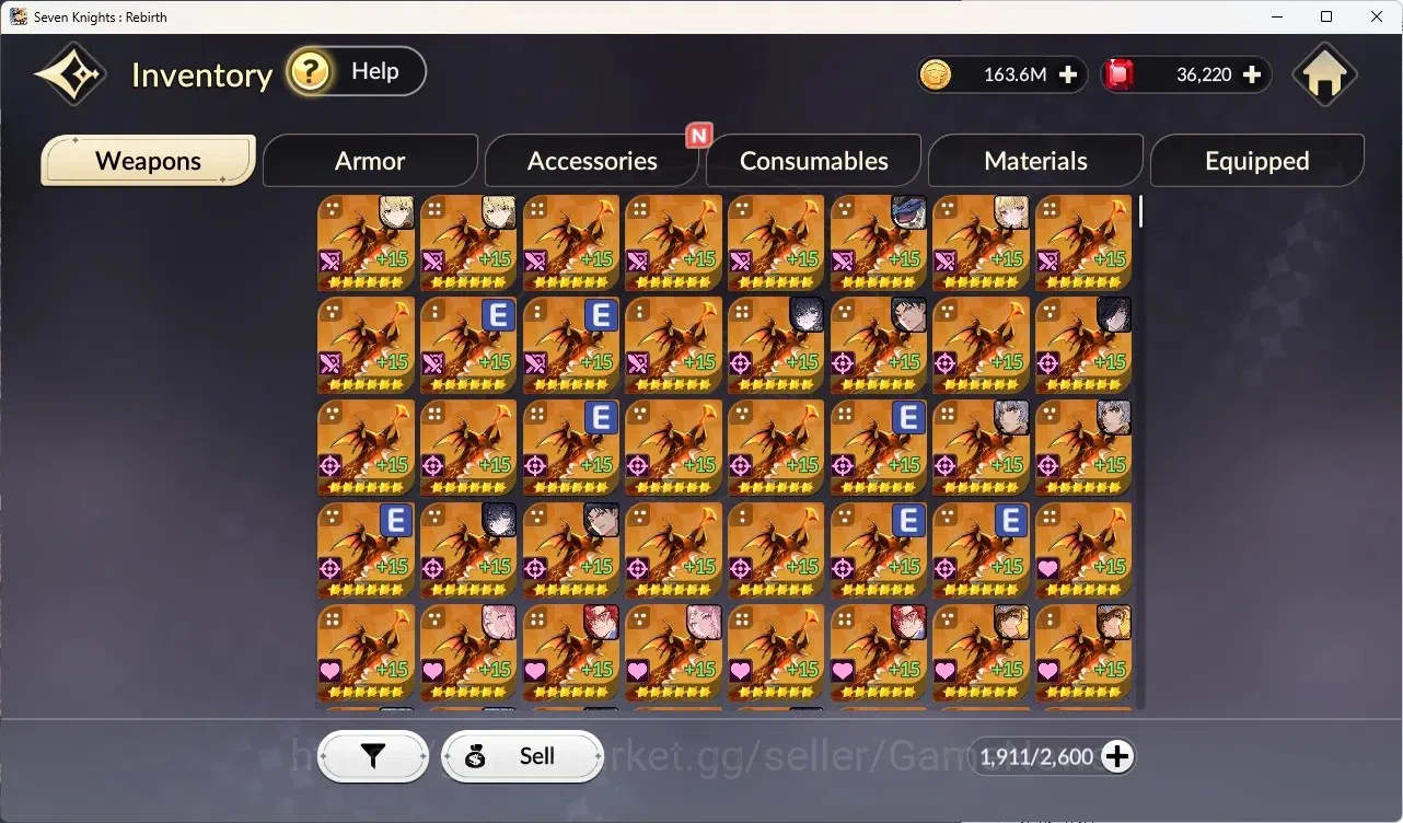 Seven Knights Re:Birth Accounts Global SEA|4 Ex-7k[Melia,Juri,Rosie,Gelidus]+16 TC image 13