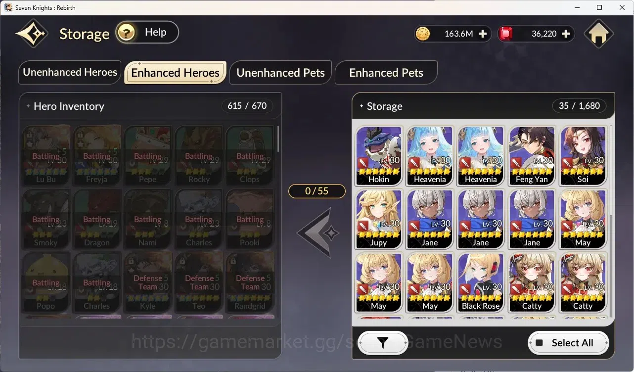 Seven Knights Re:Birth Accounts Global SEA|4 Ex-7k[Melia,Juri,Rosie,Gelidus]+16 TC image 14