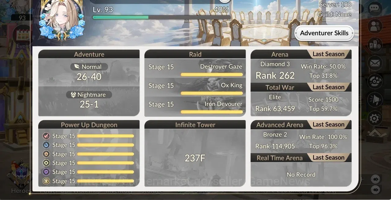 Seven Knights Re:Birth Accounts Global SEA|4 Ex-7k[Melia,Juri,Rosie,Gelidus]+16 TC image 7