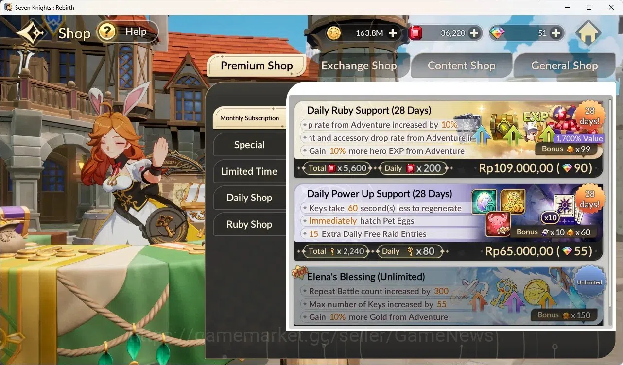 Seven Knights Re:Birth Accounts Global SEA|4 Ex-7k[Melia,Juri,Rosie,Gelidus]+16 TC image 8