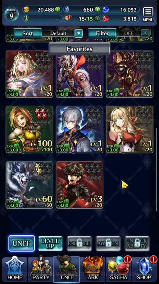 Last Cloudia Accounts Low-End GLOBAL | Starter Rank 9 | Spirit Maiden Sera,Goddess Lilaha,Perfect of God Zero, etc | 1 UR, 6 2