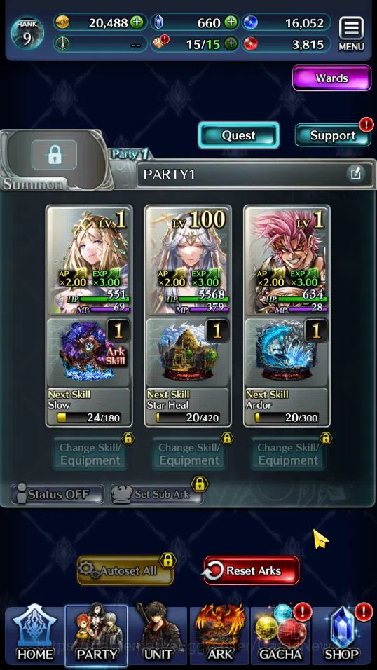 Last Cloudia Accounts Low-End GLOBAL | Starter Rank 9 | Spirit Maiden Sera,Goddess Lilaha,Perfect of God Zero, etc | 1 UR, 6 3
