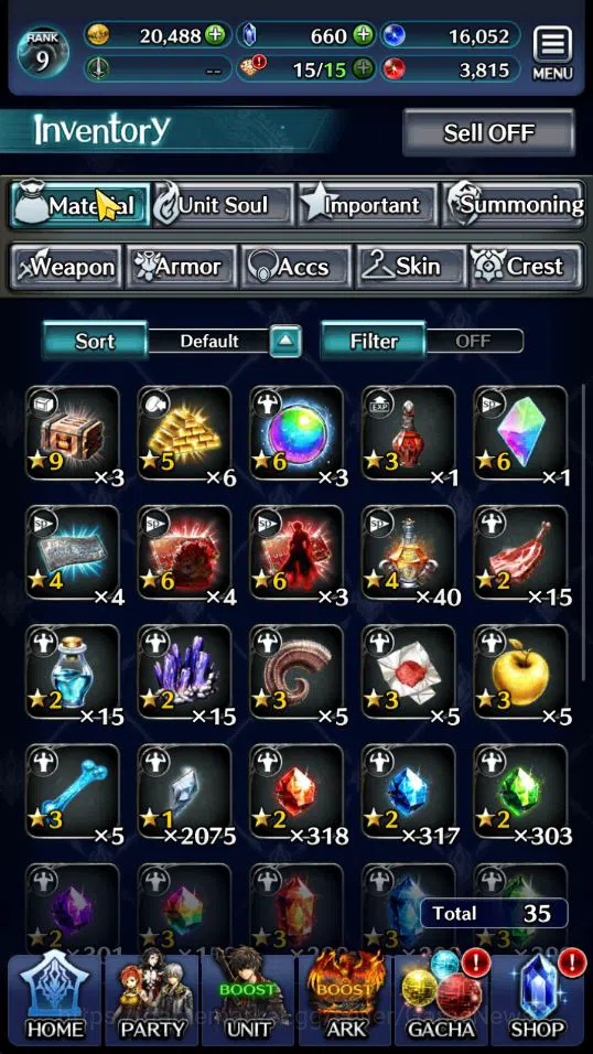 Last Cloudia Accounts Low-End GLOBAL | Starter Rank 9 | Spirit Maiden Sera,Goddess Lilaha,Perfect of God Zero, etc | 1 UR, 6 8