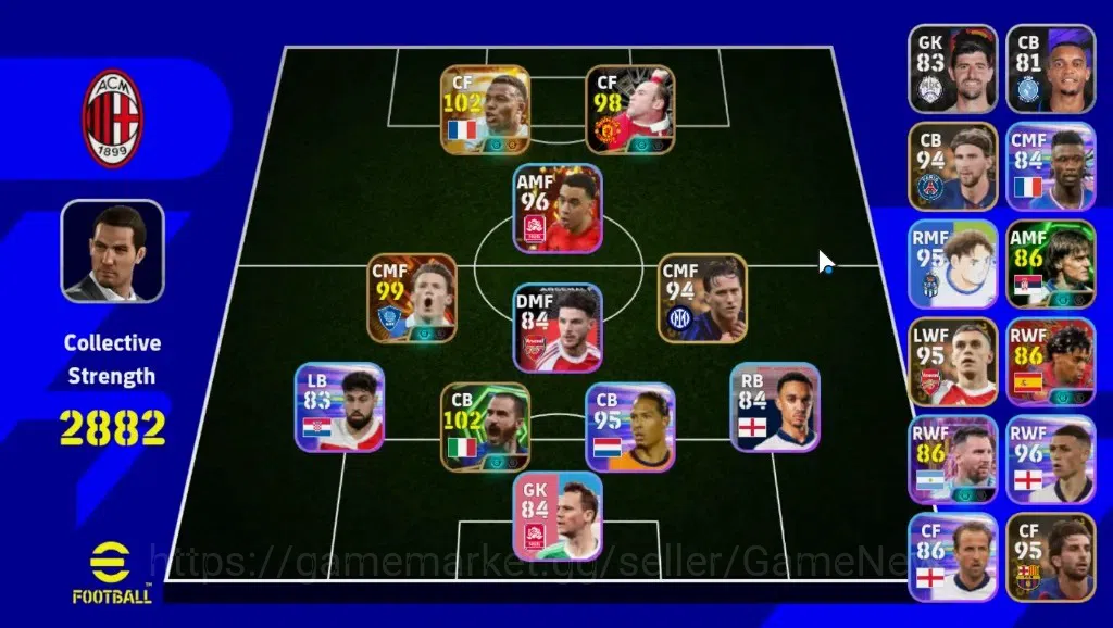 eFootball Accounts Legends & Iconic Players Android|Big Time Kylian Mbappe 9 Jul'26,Scot McTominay 14 Apr'25|4 Epic Leonardo 1