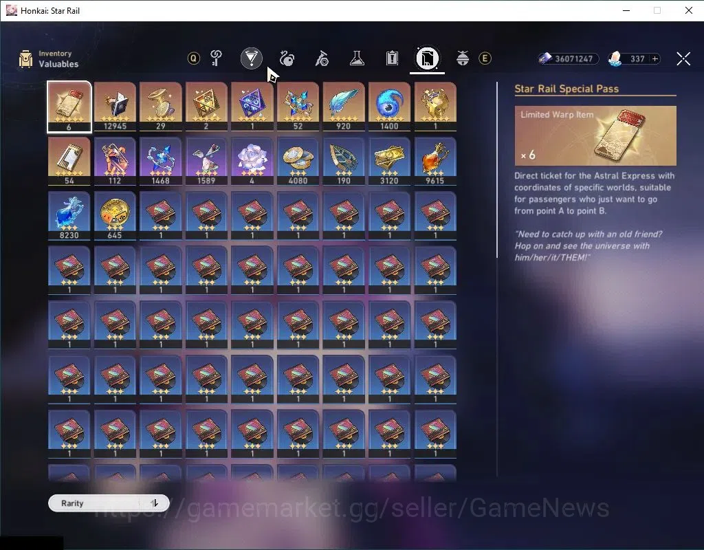 Honkai Star Rail Accounts Asia|TL 70|13 Limited|[Casto,Feixiao]+Sign,Evernig image 12