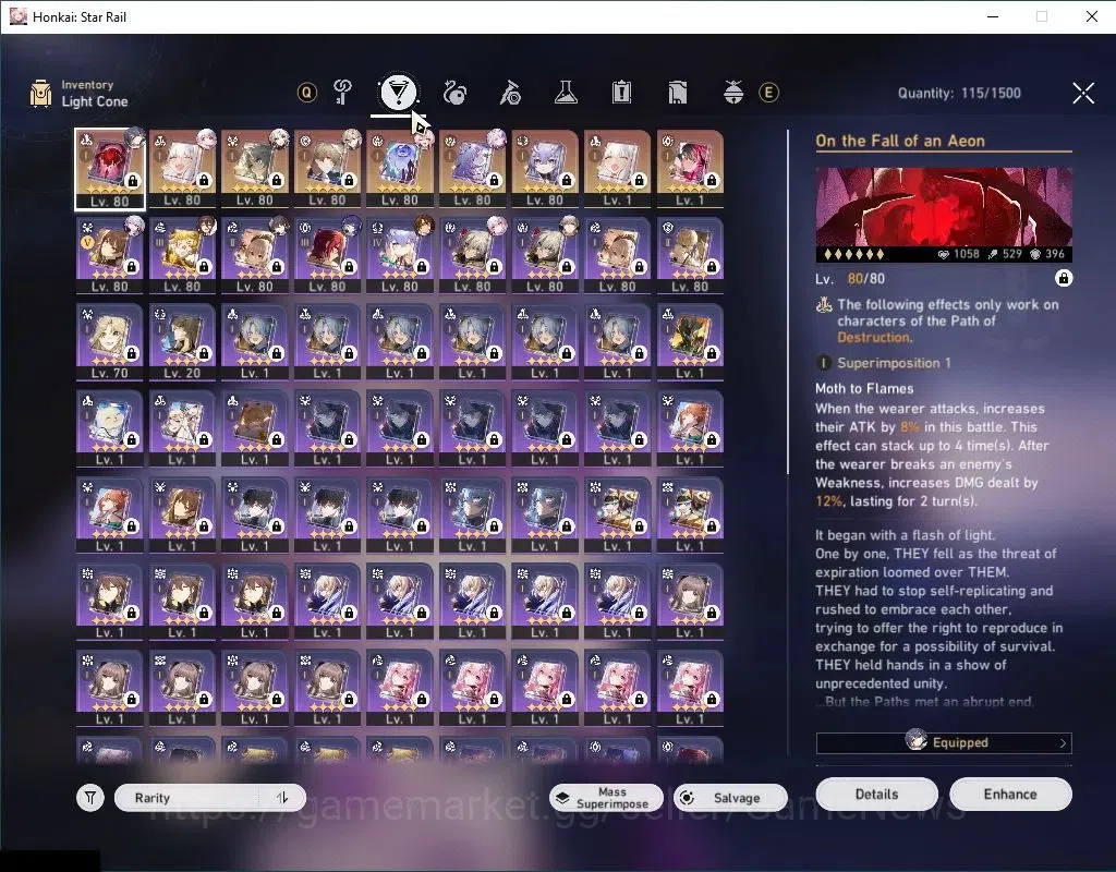 Honkai Star Rail Accounts Asia|TL 70|13 Limited|[Casto,Feixiao]+Sign,Evernig image 7