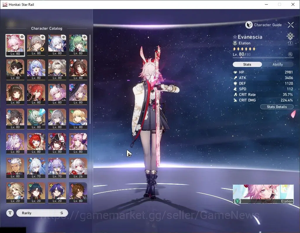 Honkai Star Rail Accounts Asia|TL 70|16 SRSP 6,1K SJ|21 Limited|(Evanescia,F image 4