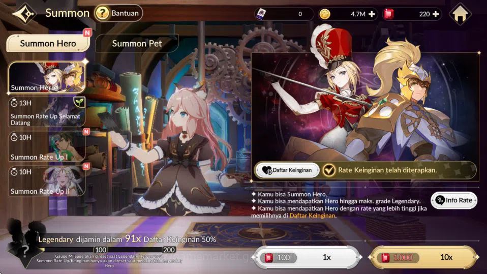 Seven Knights Re:Birth Accounts [Re;BIRTH]Global|Starter LV10| 6Legendary|Teo*6,Co image 10