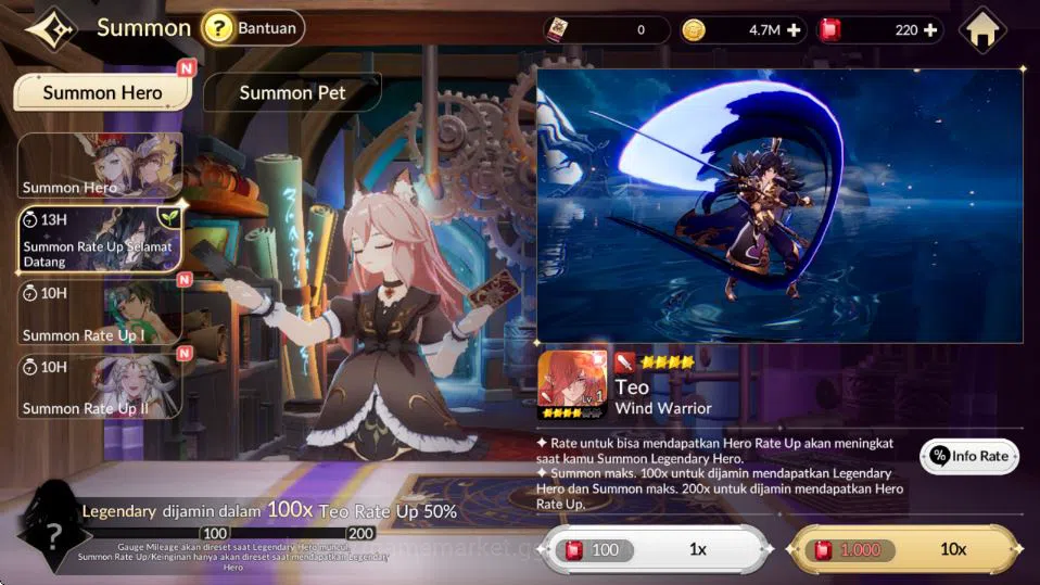 Seven Knights Re:Birth Accounts [Re;BIRTH]Global|Starter LV10| 6Legendary|Teo*6,Co image 9
