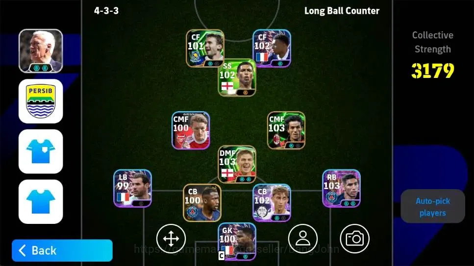 eFootball Accounts Legends & Iconic Players Mobile|PW 3179|Erling Haaland ShowT,Hugo Ekitike ShowT,Marco Van Basten 1