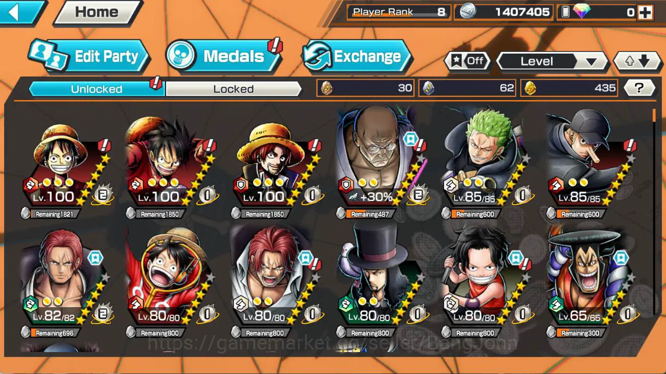 One Piece Bounty Rush Accounts GLOBAL | ex 5, bikini hancock, BP kuzan, Kozuki Od image 10