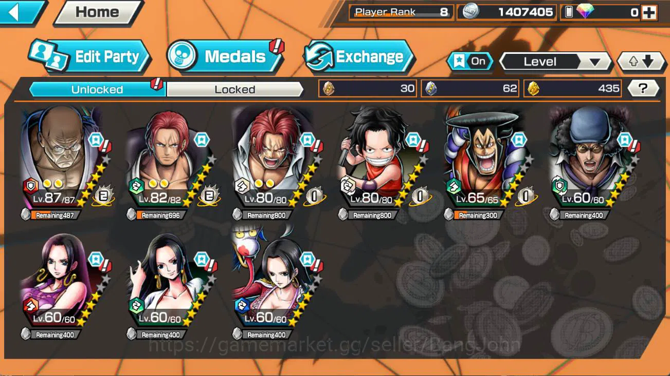 One Piece Bounty Rush Accounts GLOBAL | ex 5, bikini hancock, BP kuzan, Kozuki Od image 2