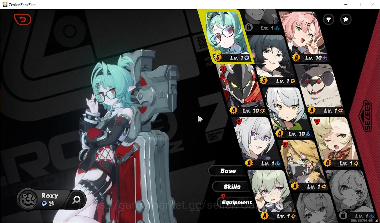 Zenless Zone Zero Accounts Starter Asia |Fresh Starter Prologue|IK 5|2 Limited| Roxy (Jane Doe+Sign) |All Unset|MC Wise|Take 1