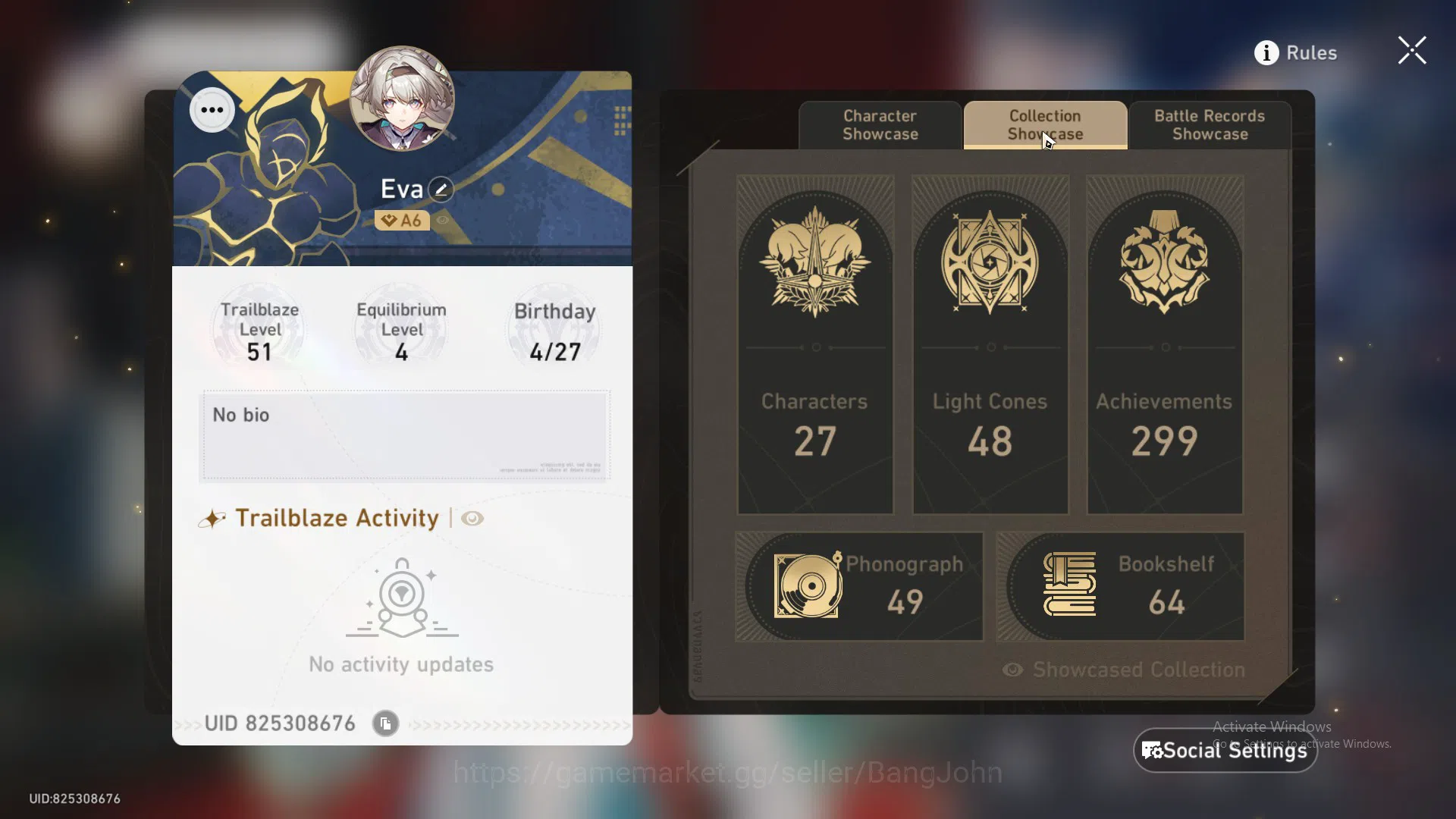 Honkai Star Rail Accounts ASIA | TL 51 | 6 Limited|Firelly,RuanMei,Jingliu,C image 2