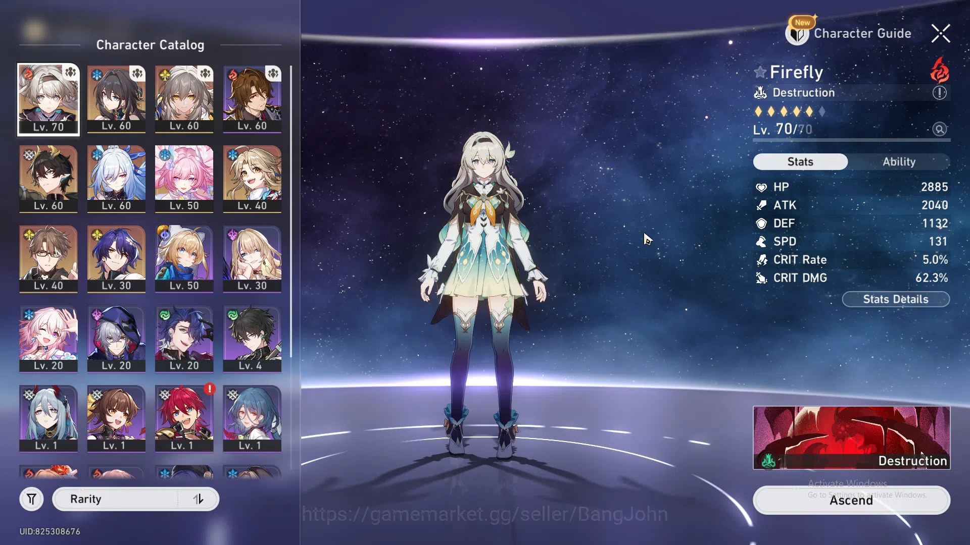 Honkai Star Rail Accounts ASIA | TL 51 | 6 Limited|Firelly,RuanMei,Jingliu,C image 3