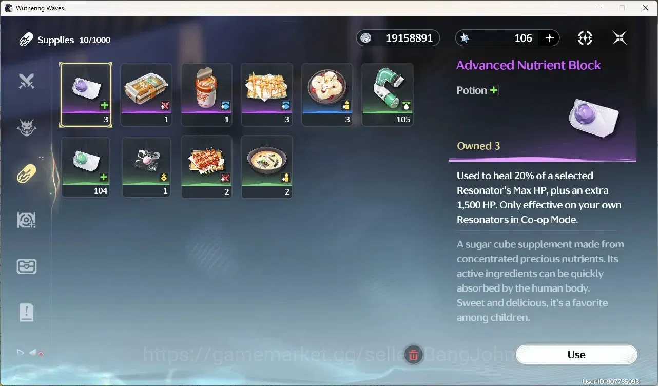 Wuthering Waves Accounts Mid-Game SEA|UL 49|Rank 5|3 Char Limited [Yangyang: XuanlingRc6]+Sign,Rebecca,Lynae| Mc Male 10