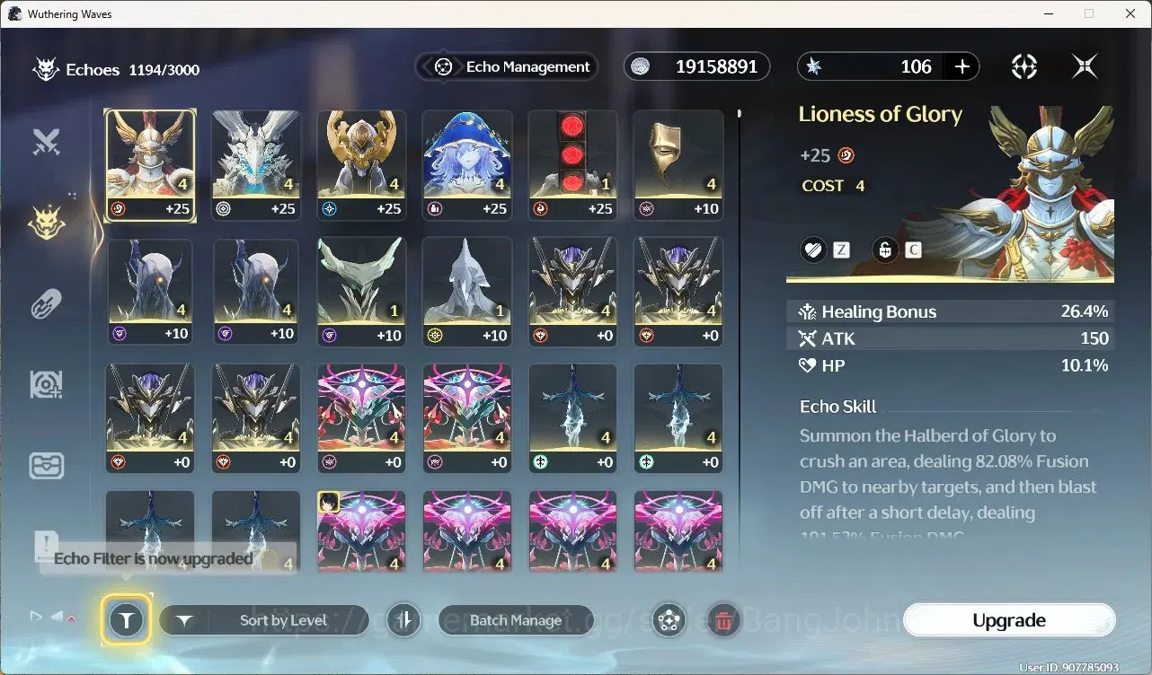 Wuthering Waves Accounts Mid-Game SEA|UL 49|Rank 5|3 Char Limited [Yangyang: XuanlingRc6]+Sign,Rebecca,Lynae| Mc Male 9