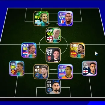 eFootball Accounts High-End Android|Power 2851|Big Time Rodri|Epic Diego Forlan,Paul Scholes|Show Time Luka