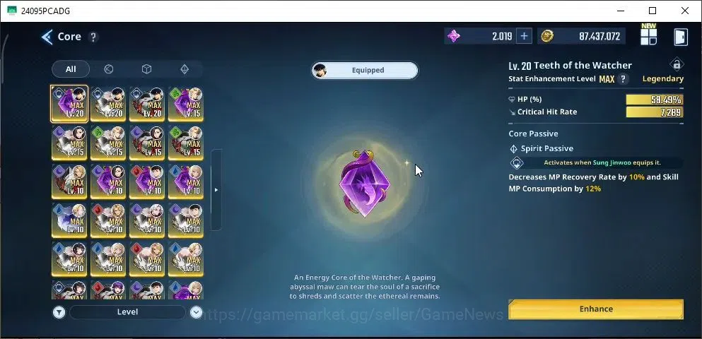 Solo Leveling: ARISE Accounts 4M Pwr|2K 20
