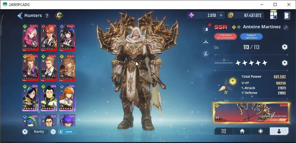 Solo Leveling: ARISE Accounts 4M Pwr|2K 4