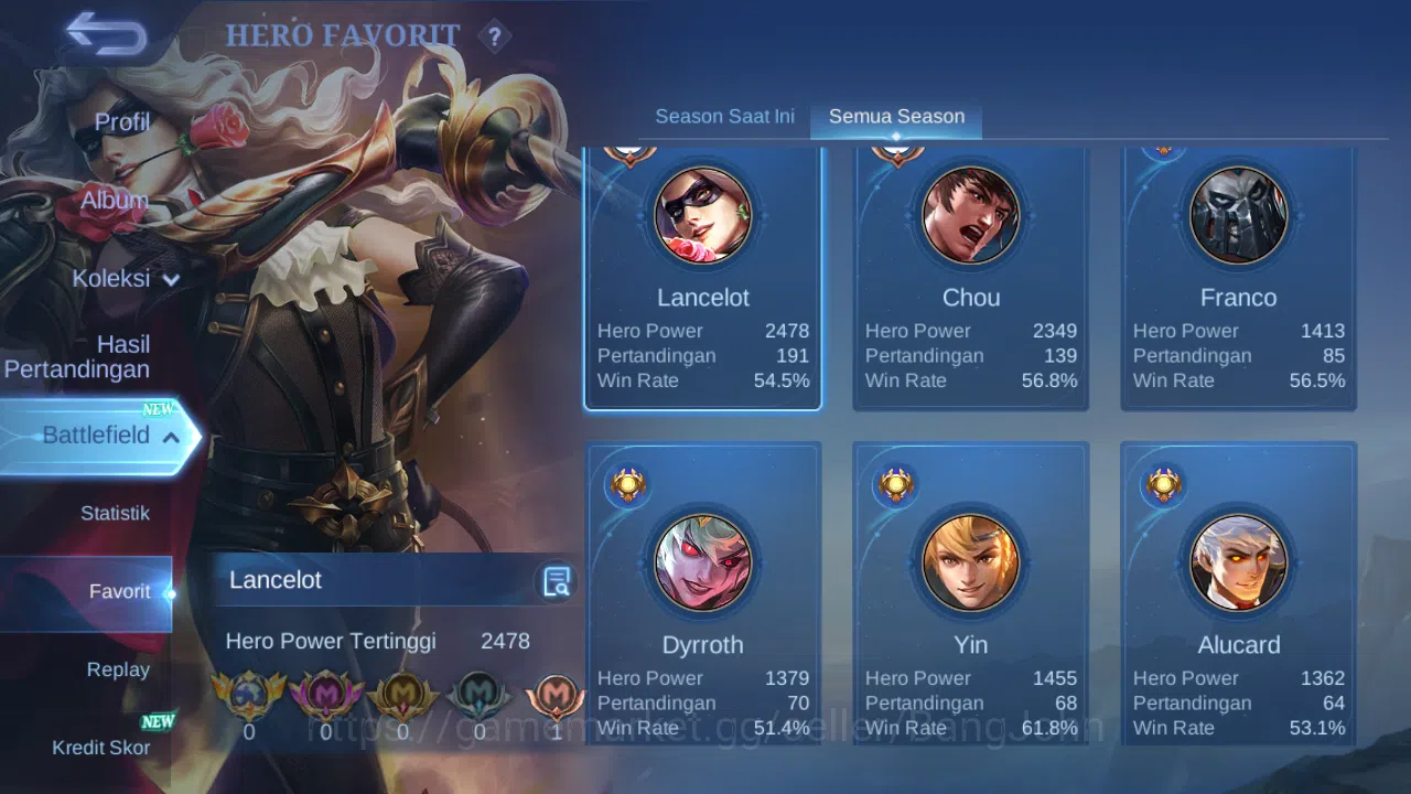 Mobile Legends: Bang Bang Accounts Hero 90 Skin 111 | Transformers Roger | Hallowen L image 11