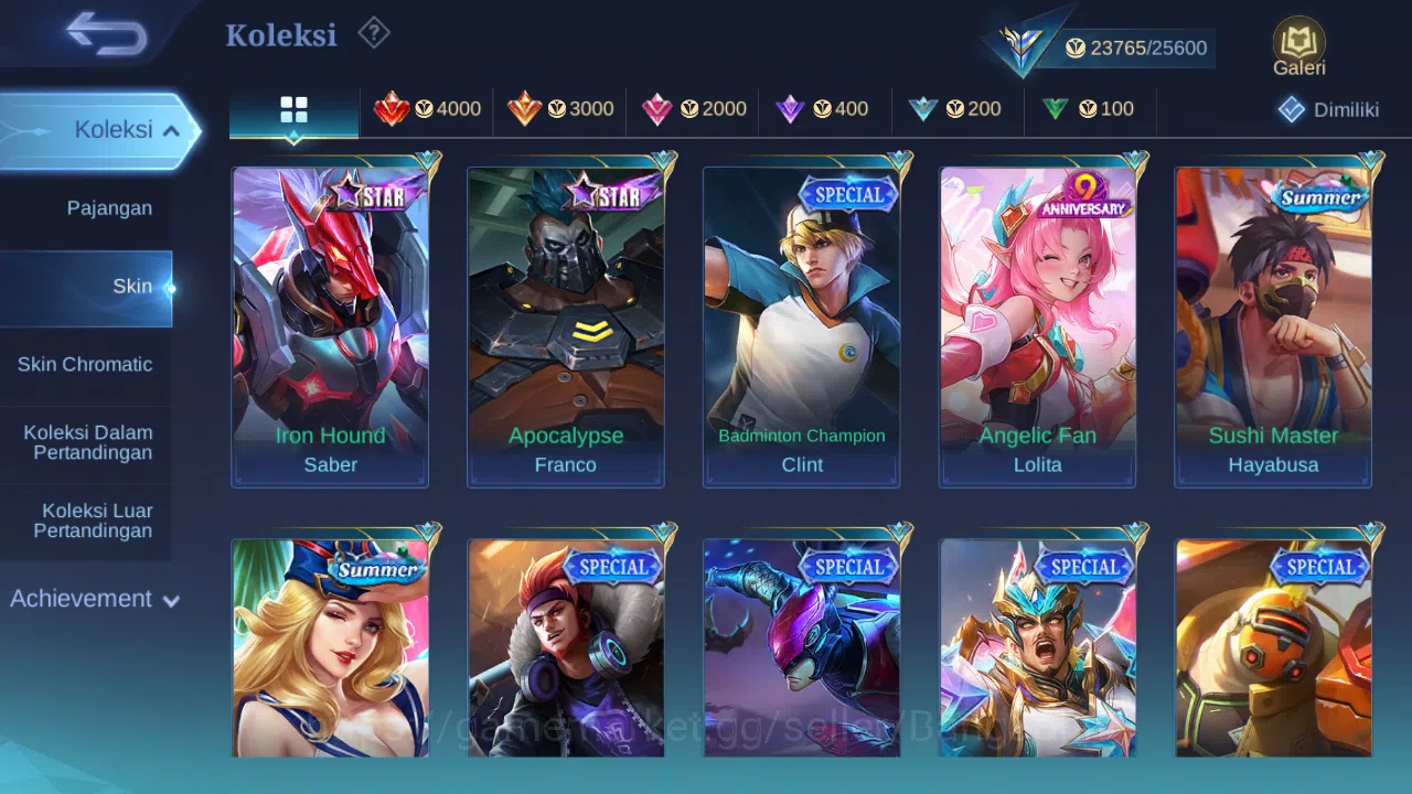 Mobile Legends: Bang Bang Accounts Hero 90 Skin 111 | Transformers Roger | Hallowen L image 2