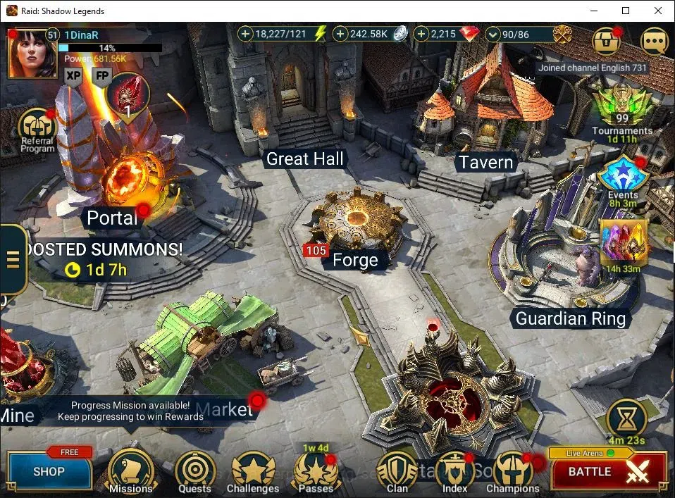 Raid: Shadow Legends Accounts Lv51 681K Power|31 Legend(Ninja,MaShalled,Prince K image 1