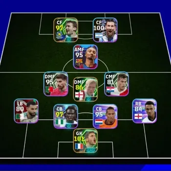 eFootball Accounts Legends & Iconic Players Mobile |PW 2986|Epic HugoLloris Scholes Shevchenko,Shwt CalvinBassey