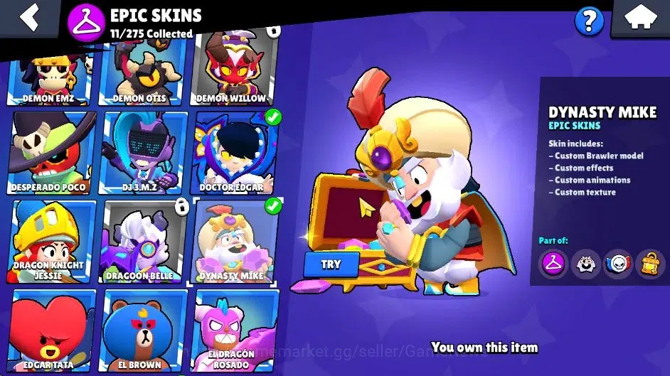 Brawl Stars Accounts 3956 Trophy|34 Brawlers 3 Max Lvl|3 Full Buffies ( image 14