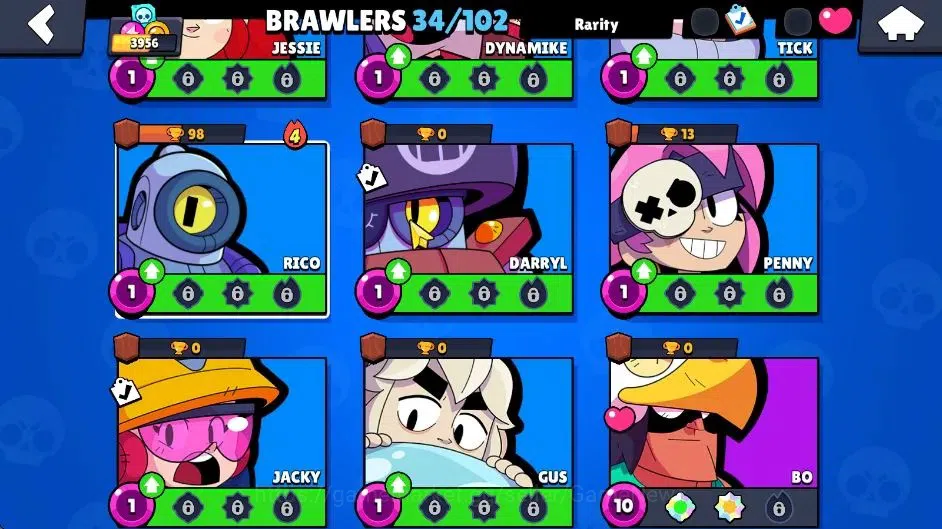 Brawl Stars Accounts 3956 Trophy|34 Brawlers 3 Max Lvl|3 Full Buffies ( image 9