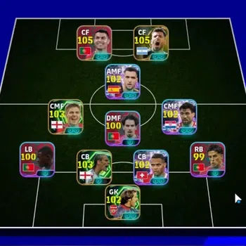 eFootball Accounts Legends & Iconic Players Android|National Team Pack Portugal|6 Epic Cristiano Ronaldo,Aguero,Rio