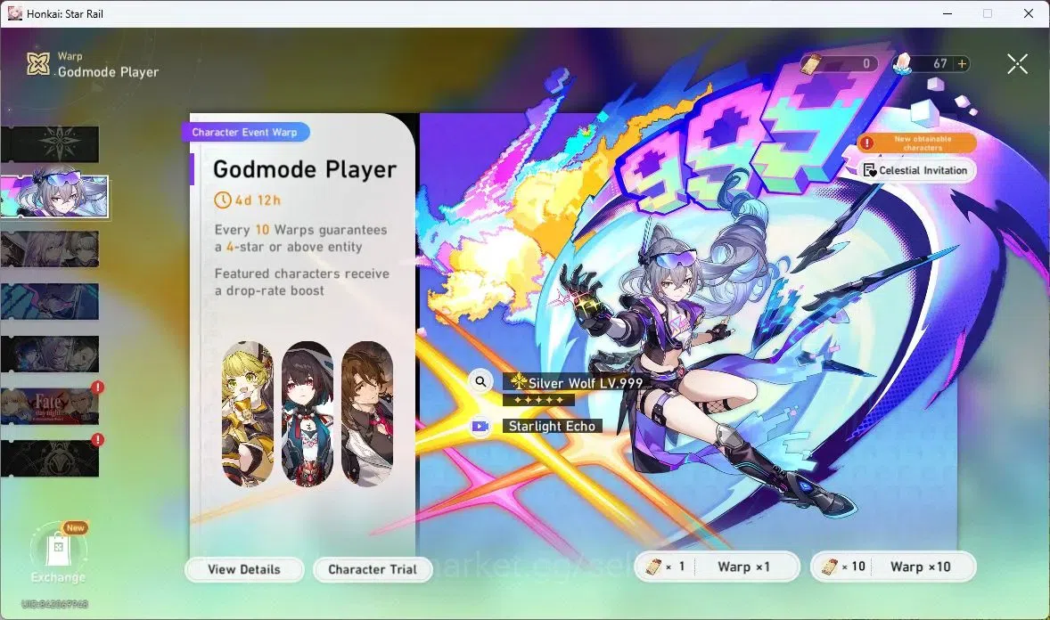 Honkai Star Rail Accounts ASIA | TL 53 | 8 LIMIT | SILVER WOLF | YAO GUANG | image 11