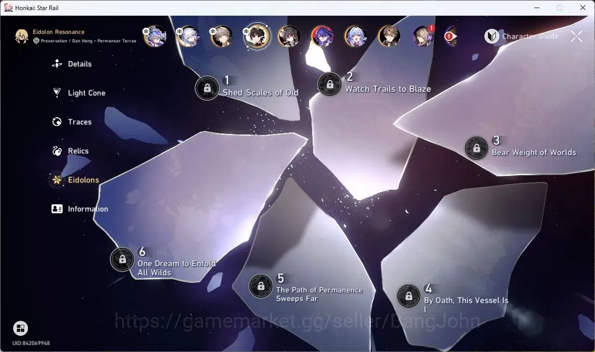 Honkai Star Rail Accounts ASIA | TL 53 | 8 LIMIT | SILVER WOLF | YAO GUANG | image 13