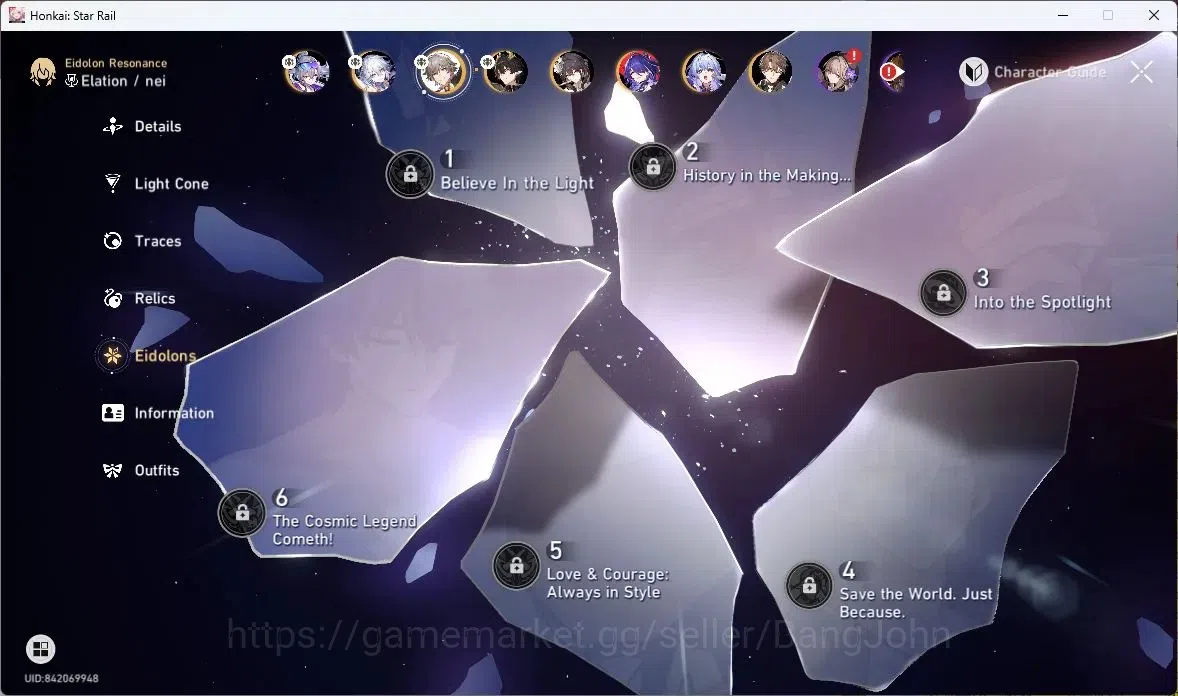 Honkai Star Rail Accounts ASIA | TL 53 | 8 LIMIT | SILVER WOLF | YAO GUANG | image 14