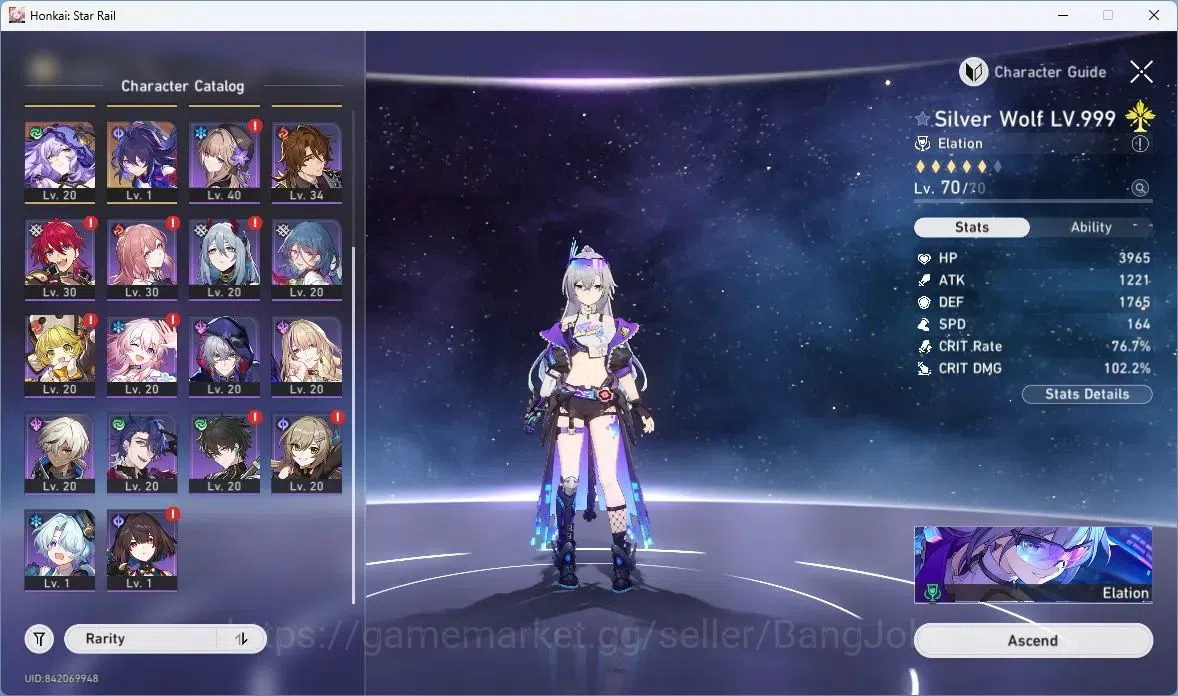 Honkai Star Rail Accounts ASIA | TL 53 | 8 LIMIT | SILVER WOLF | YAO GUANG | image 17