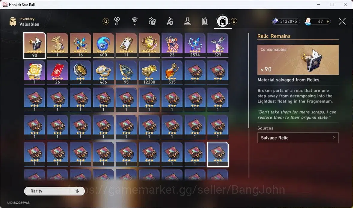 Honkai Star Rail Accounts ASIA | TL 53 | 8 LIMIT | SILVER WOLF | YAO GUANG | image 3