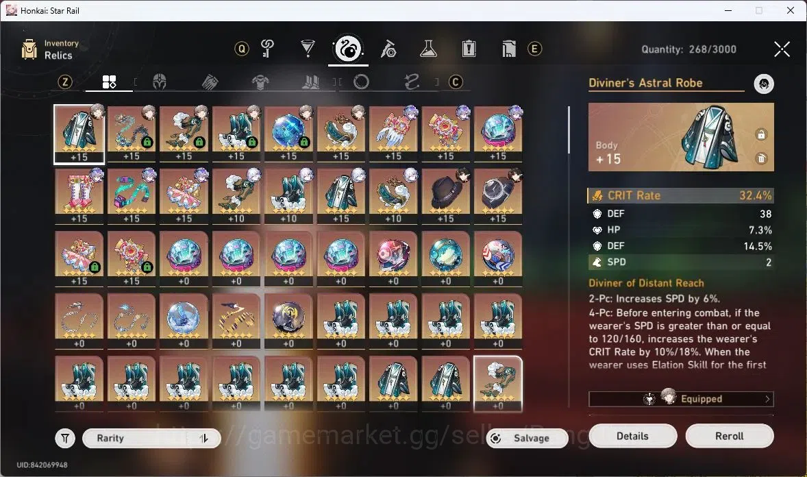 Honkai Star Rail Accounts ASIA | TL 53 | 8 LIMIT | SILVER WOLF | YAO GUANG | image 7