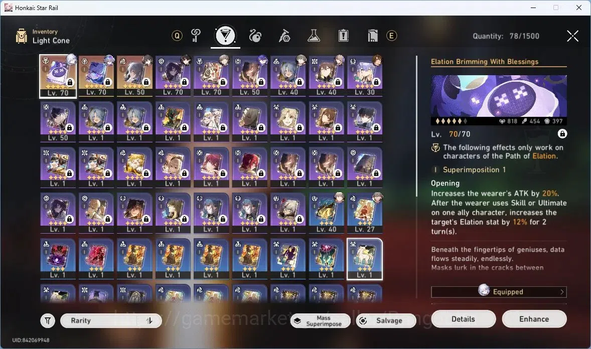 Honkai Star Rail Accounts ASIA | TL 53 | 8 LIMIT | SILVER WOLF | YAO GUANG | image 8