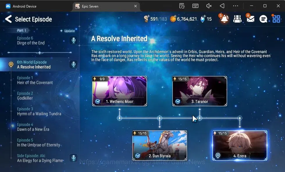 Epic Seven Accounts GLOBAL Unverif|New Era|2 ML(Rhianna and Luciella,S image 13