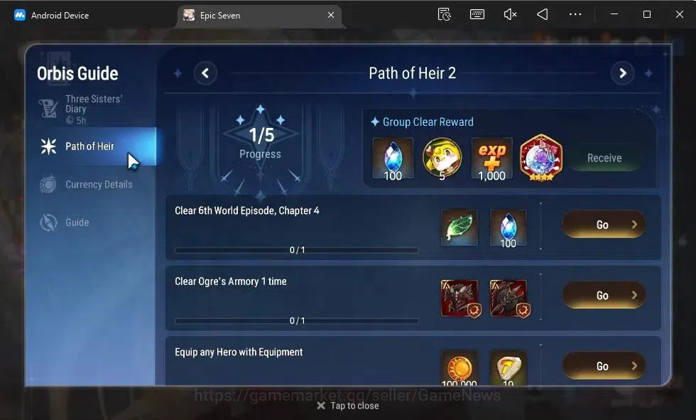 Epic Seven Accounts GLOBAL Unverif|New Era|2 ML(Rhianna and Luciella,S image 3