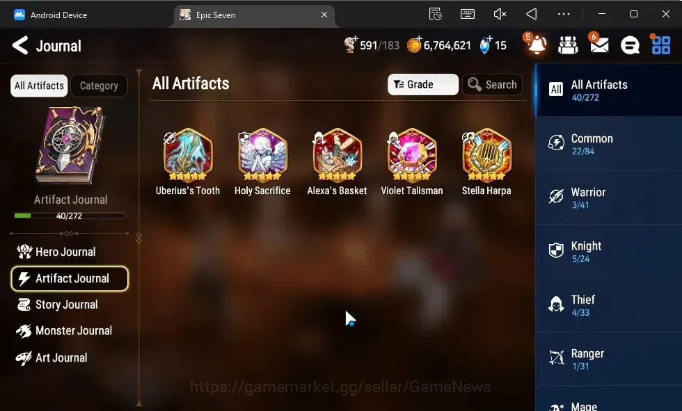 Epic Seven Accounts GLOBAL Unverif|New Era|2 ML(Rhianna and Luciella,S image 7