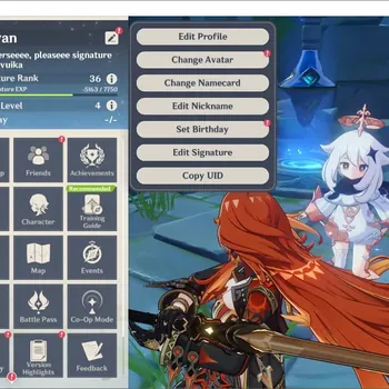 Genshin Impact Accounts Starter ASIA|Starter|AR 36 |1 Limit(Mavuika)+Mizuki|Low Explore|Check SS|TakeMail(GI1363Z)