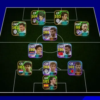 eFootball Accounts Legends & Iconic Players Mobile|PW 3141|Epic Raul,Batistuta,Rijkaard,Hazard,Casillas|Showtime