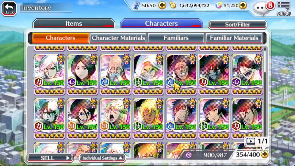 Bleach: Brave Souls Accounts [GLOBAL]51K Orb|Rukia 10th Aniv,Trio 9th Aniv,TYBW image 11